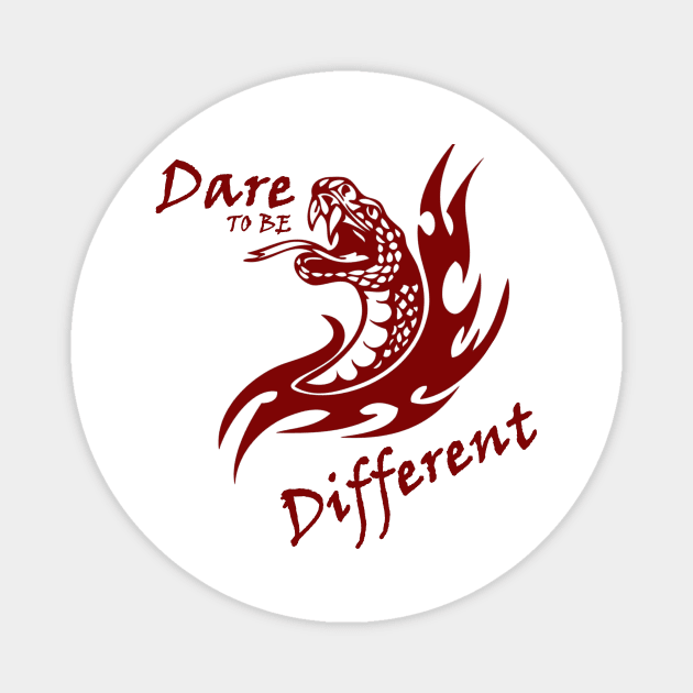 dare to be different Magnet by OMARMAH